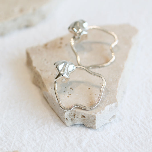Oorringen Nua Nua Jewellery zilver